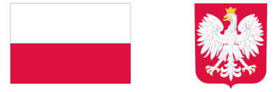 Flaga i godło Rzeczpospolitej Polskiej