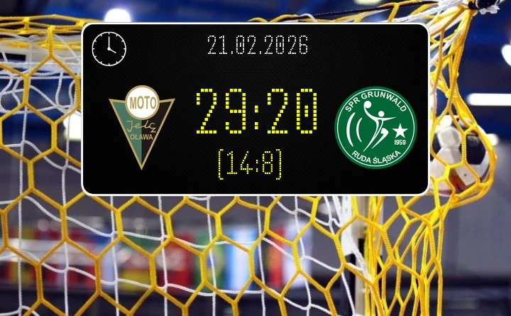 [PIŁKA RĘCZNA] Acana Moto-Jelcz Oława – SPR Grunwald Ruda Śląska 29:20 – I Liga Mężczyzn (Grupa D), kolejka 17