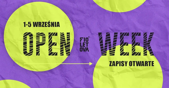 Obrazek przedstawia grafikę promocyjną wydarzenia Bezpłatne zajęcia taneczne i próbne lekcje w Rudzie Śląskiej