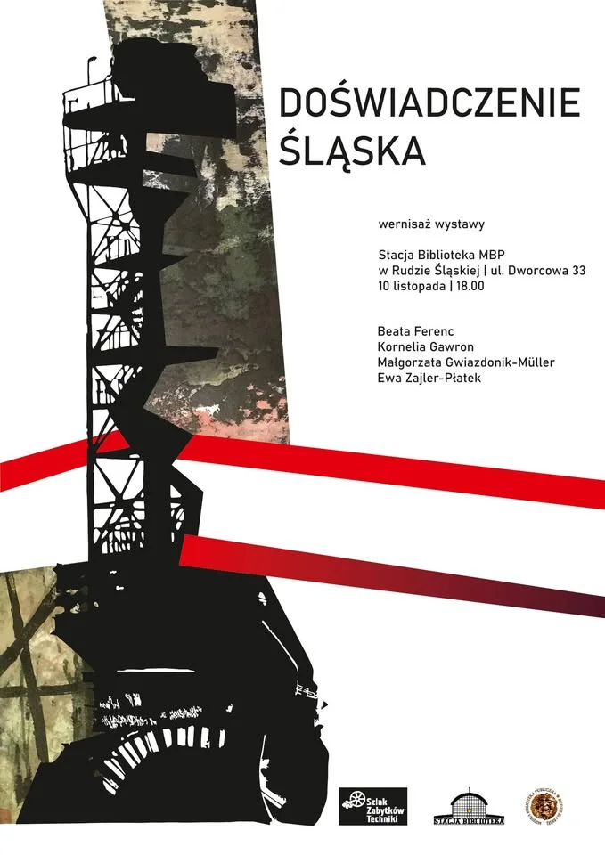 Grafika promocyjna wydarzenia Doświadczenie Śląska — wernisaż wystawy