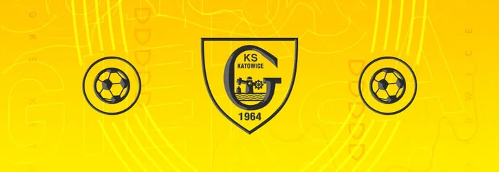 Obrazek przedstawia grafikę promocyjną wydarzenia Mecz towarzyski: GKS GieKSa Katowice kontra Akademia Piłkarska Bumerang Ruda Śląska