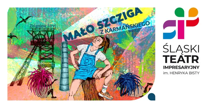 Grafika promocyjna wydarzenia Mało Szcziga z Karmańskiego — familijny spektakl po śląsku (7 lutego 2026)