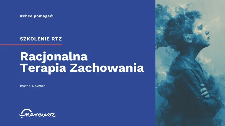 Obrazek przedstawia grafikę promocyjną wydarzenia Szkolenie Racjonalnej Terapii Zachowania dla rodziców i wychowawców