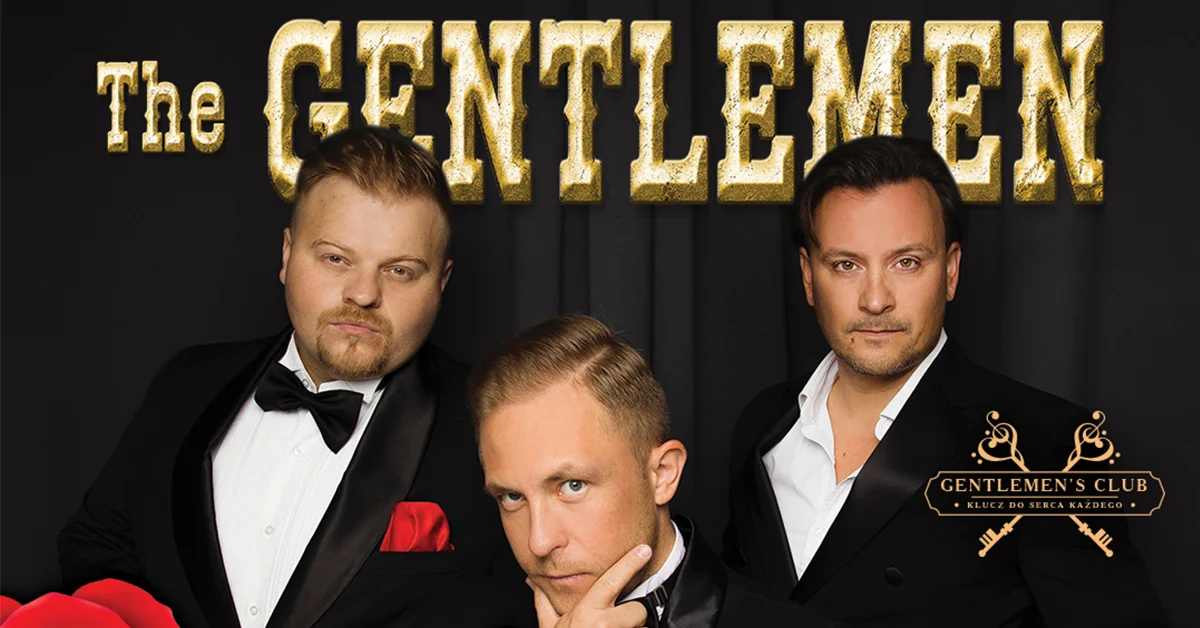 Grafika promocyjna wydarzenia The Gentlemen Show w Rudzie Śląskiej