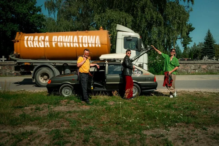 Grafika promocyjna wydarzenia Stand-up Ruda Śląska — Trasa Powiatowa 2: Kowalski, Rejent, Zalewski