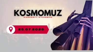 Grafika promocyjna wydarzenia Kosmomuz vol. 7 – kosmiczne koncerty