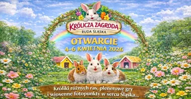 Grafika promocyjna wydarzenia Otwarcie Króliczej Zagrody w Rudzie Śląskiej