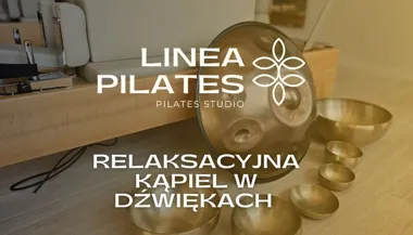 Grafika promocyjna wydarzenia Relaksacyjna kąpiel w dźwiękach w Rudzie Śląskiej