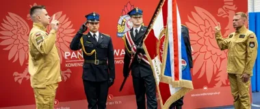 Dwóch nowych strażaków złożyło ślubowanie w Rudzie Śląskiej