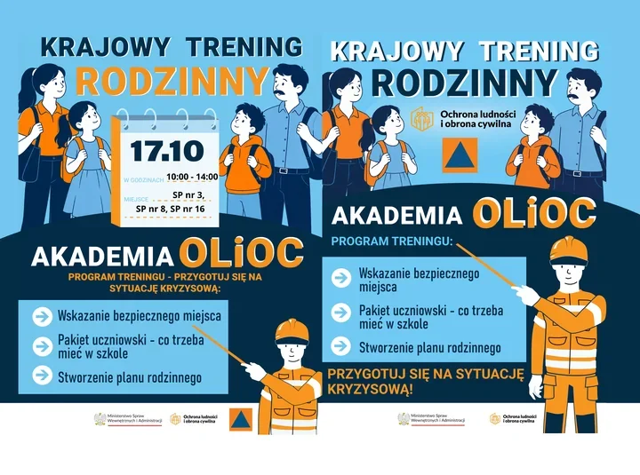 Rodziny sprawdzą, co zrobić po alarmie. Trening w trzech szkołach