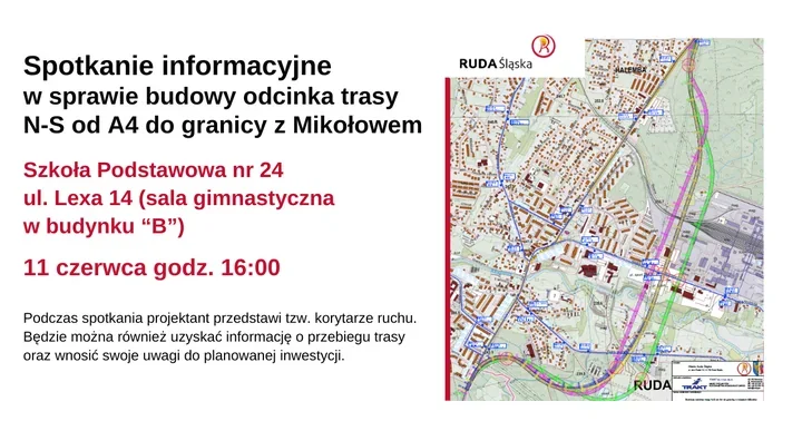 Korytarze trasy N–S pod lupą. W Rudzie Śląskiej szykuje się spotkanie z projektantem
