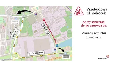 Kokotek zmieni się w ulicę jednokierunkową. Ruszają objazdy i przebudowa