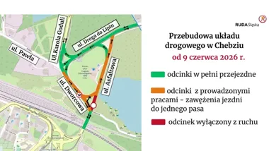 W Chebziu wraca dawny układ ruchu. Zmiana od wtorkowego południa