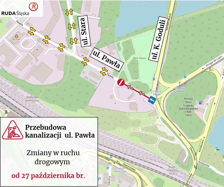 Ulica Pawła w Chebziu zmieni kierunek. Kierowców czeka objazd