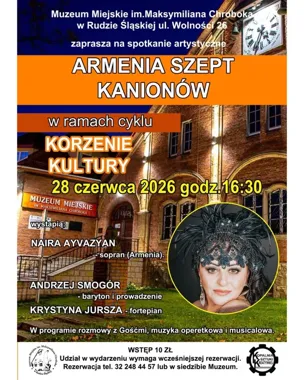 Armenia zabrzmi w muzeum - koncert z cyklu Korzenie kultury