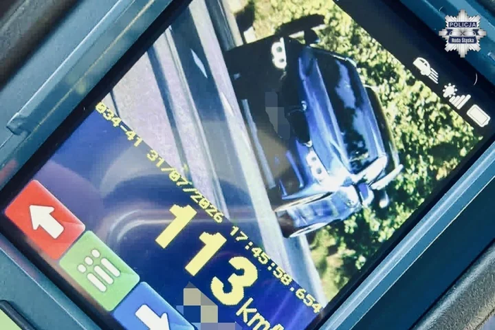 113 km/h w Rudzie Śląskiej, choć obowiązywało ograniczenie do 50