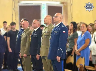 Pierwszy dzwonek z mundurowymi. Ważny początek roku w Rudzie Śląskiej