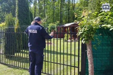 Na działkach wystarczy chwila nieuwagi - Policja ostrzega przed kradzieżami