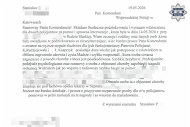 Seniorka w kryzysie, dzielnicowi z Rudy Śląskiej zareagowali bez zwłoki