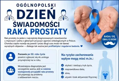 Rak prostaty często nie daje znaku. Dlatego badania są tak ważne